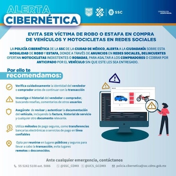 Policía Cibernética alerta por fraude