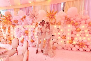 Alexis Vega celebró el bautizo