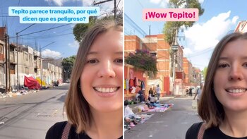 Ciudadana rusa presume el barrio