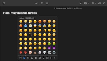Activar emojis en Mac. (foto: