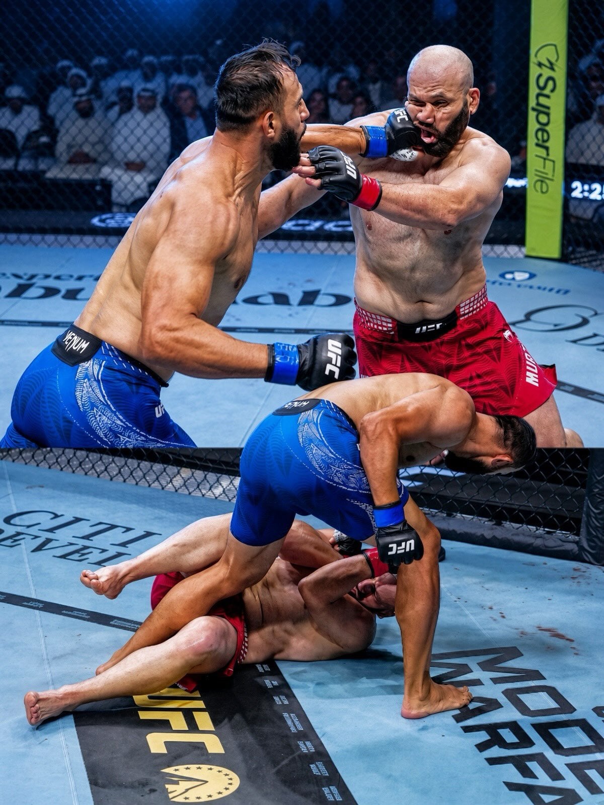 El combate duró menos de tres minutos en el octágono. (IG Watch Combat Sports)