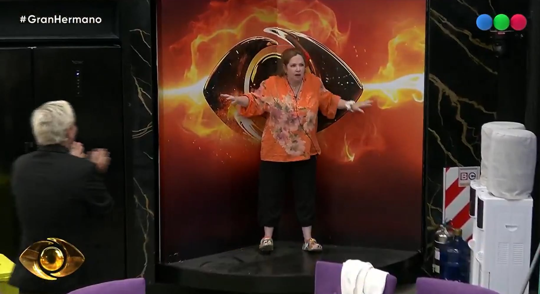 La actriz dejó la casa por complicaciones gastroenterológicas y presión alta, pero retornó tras ser estabilizada y medicada