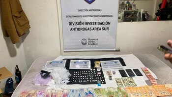 Tenían cocaína fraccionada para la