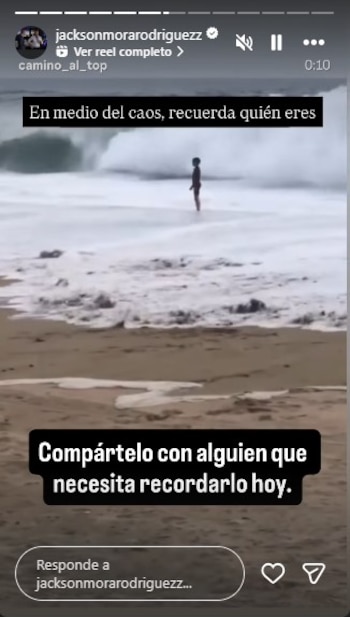 Jackson Mora y su mensaje