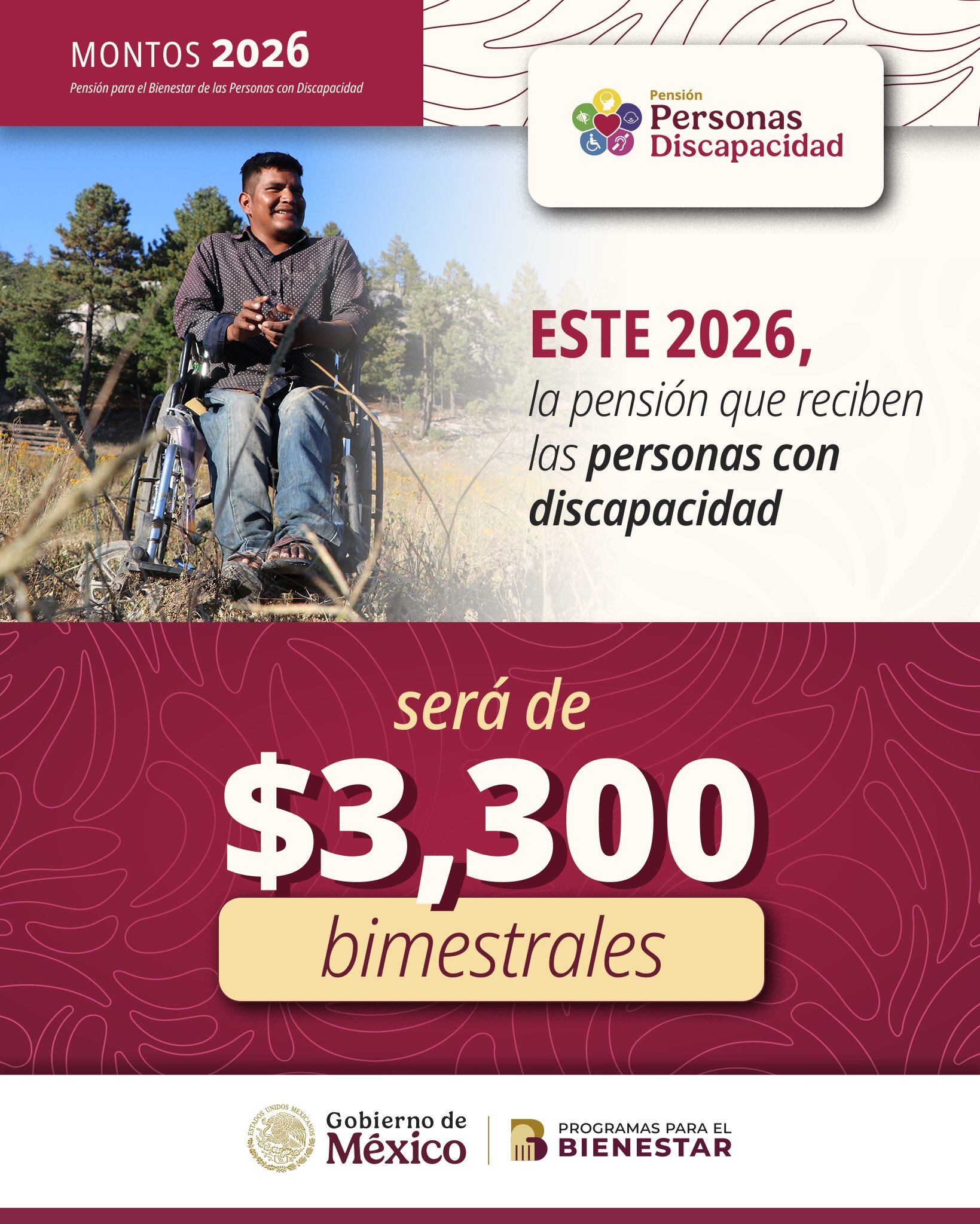 Personas beneficiarias de las Pensiones del Bienestar consultan su saldo y realizan retiros en sucursales del Banco del Bienestar, tras el depósito correspondiente al bimestre enero-febrero de 2026