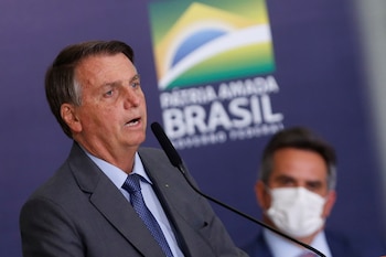 Jair Bolsonaro y el senador