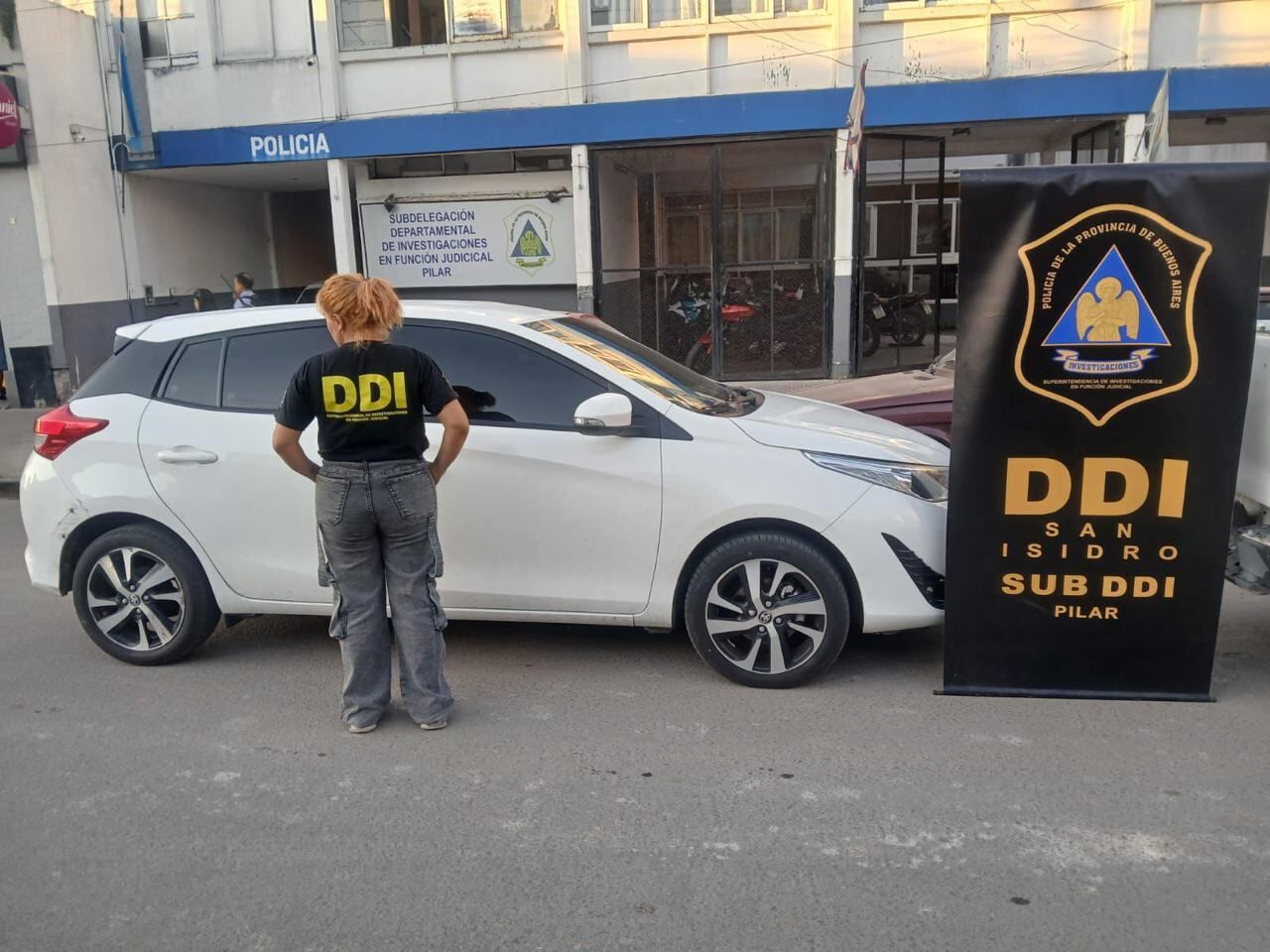 El auto que lo delató