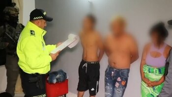 Capturan a cuatro integrantes del