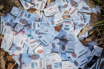 Fotografía de la propaganda política