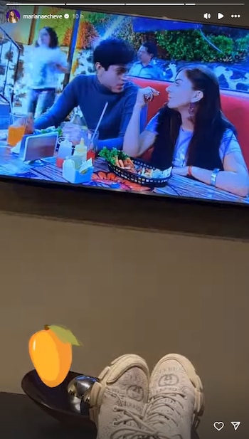 La conductora compartió esta imagen.