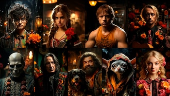 Así lucen los personajes de