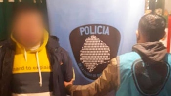 El sospechoso detenido