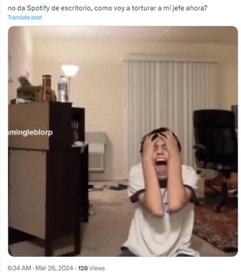 La aplicación presentó una caída