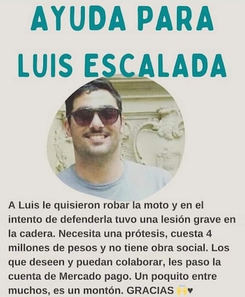 Familia y amigos de Luis