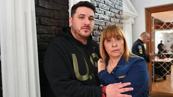 Patricia y su hijo Matías