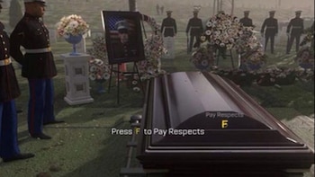 Presionar “F” en Call of