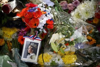 Una foto de la reina