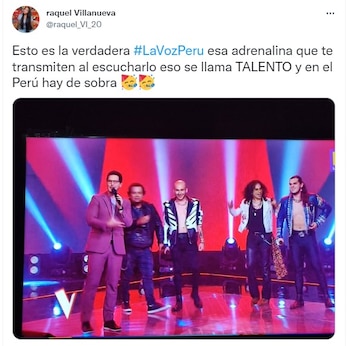 Presentación de La Voz Perú. (Foto: Twitter)