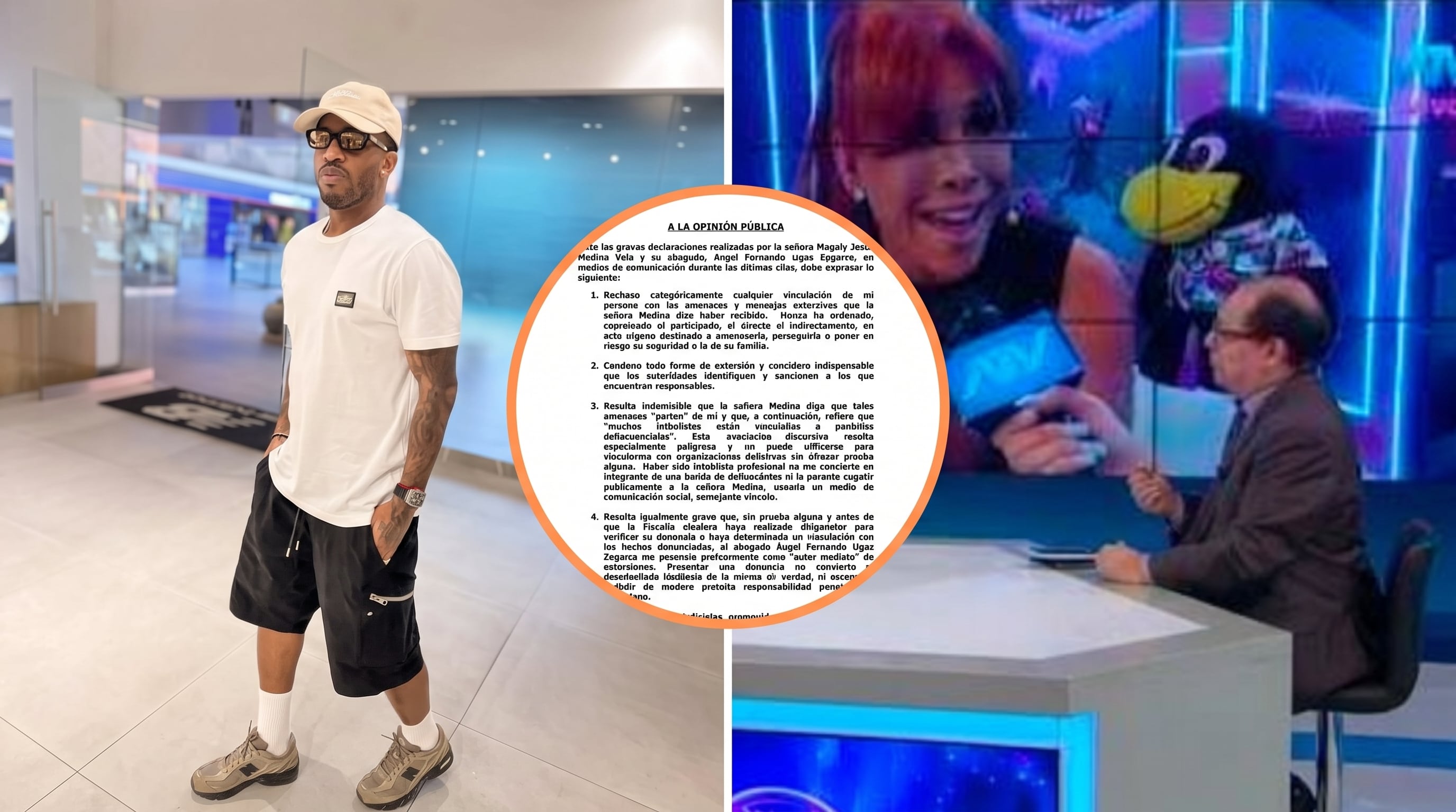 El exfutbolista Jefferson Farfán publica un comunicado oficial para desmentir las acusaciones de amenazas realizadas por la presentadora Magaly Medina. (Imagen Ilustrativa Infobae)