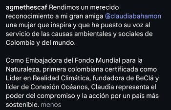 La publicación recibió mucho apoyo