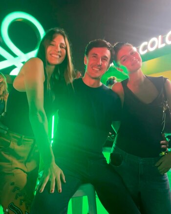 Pampita con Roberto García Moritán