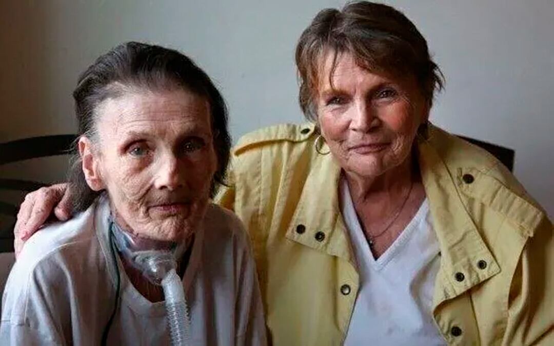 Dos de las hermanas se reencontraron muchos años después