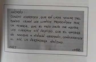 Este fue el documento que recibió Pastrana por parte de Jaime Garzón en diciembre de 1987 - crédito Redes Sociales
