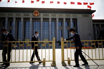 El Parlamento chino en Pekín