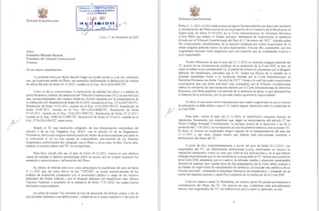 Carta enviada por magistrado Manuel