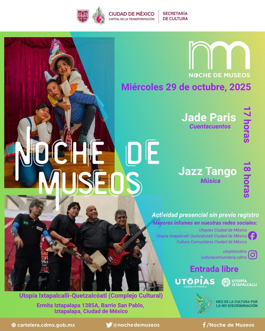 Foto: (Secretaría de Cultura CDMX)