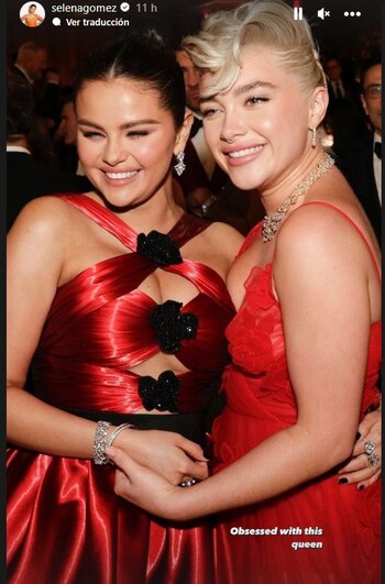 "Obsesionada con esta reina", escribió