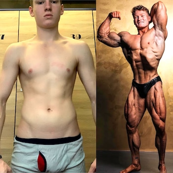 El rotundo cambio físico del