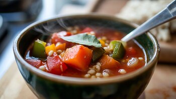 Disfruta una sopa de cebada