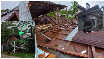 Emergencia en Leticia: fuertes vientos dejaron sin vivienda a por lo menos 20 familias