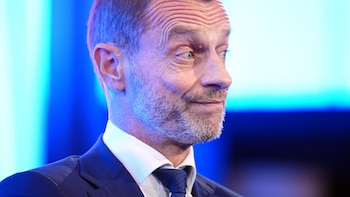 Ceferin: "Tuvimos la Superliga, el covid, dos guerras, espero que los próximos años sean más pacíficos"