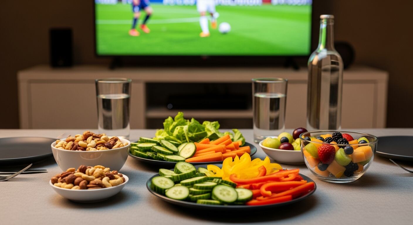 En pacientes de riesgo, se puede optar por alimentos naturales y saludables para ver el partido (Imagen Ilustrativa Infobae)