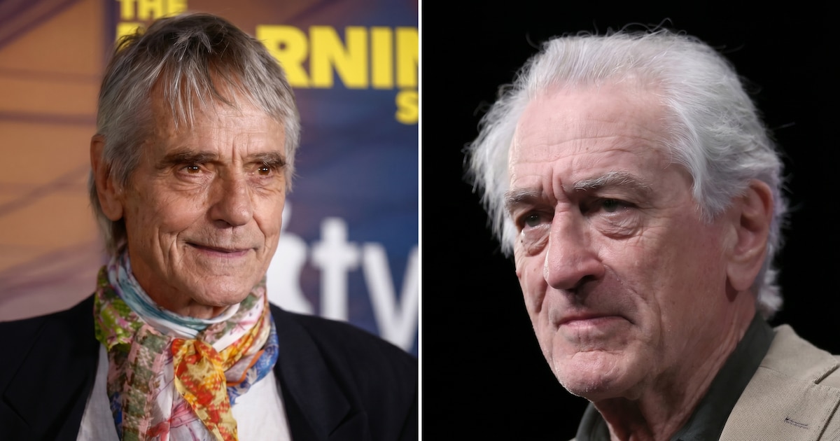 Jeremy Irons' memory of his relationship with Robert De Niro in