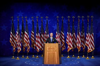 Joe Biden en el cierre