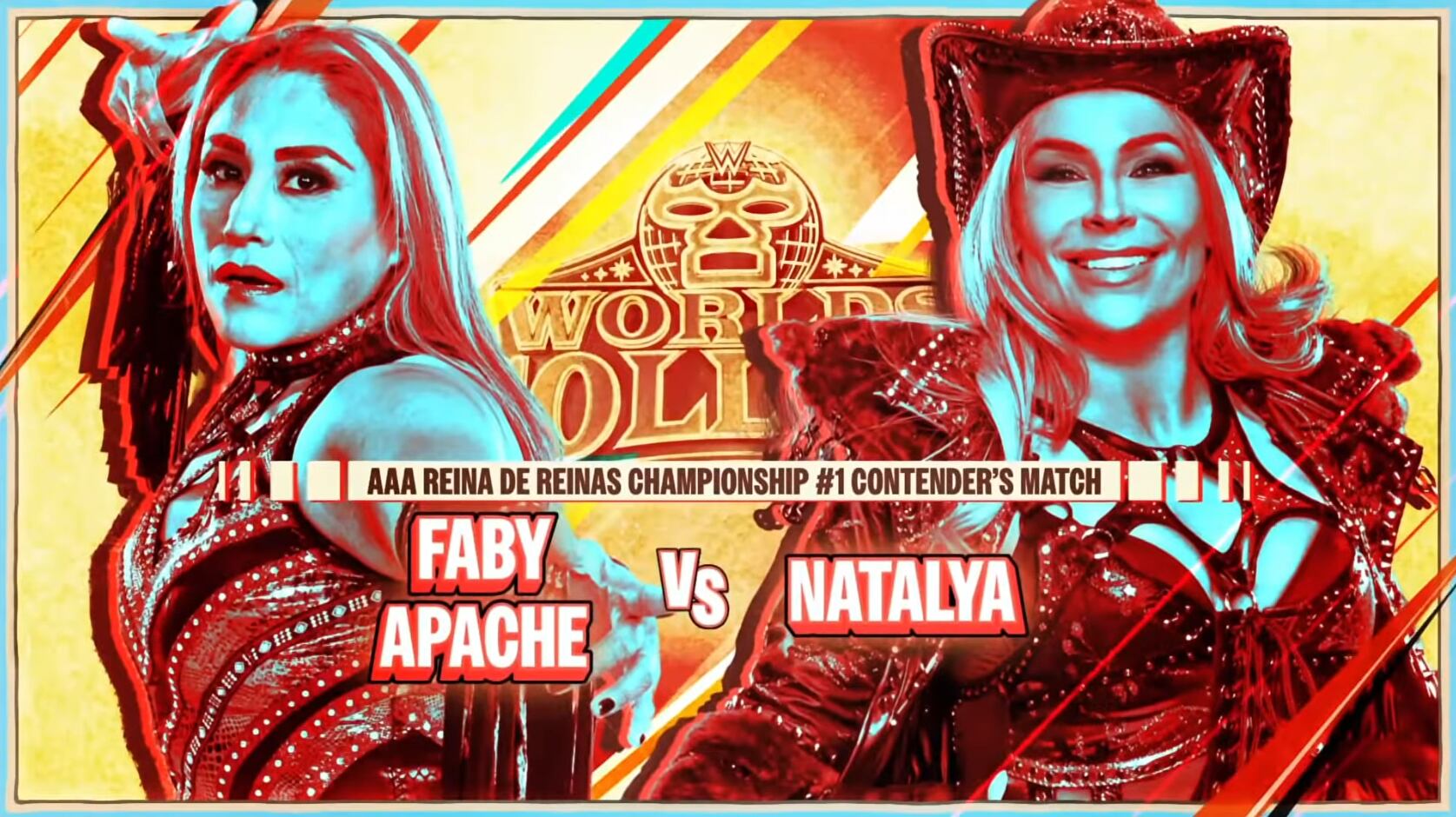 O Apache e Natalya terão a oportunidade de ser a rainha da rainha da AAA. (Pegue a tela)