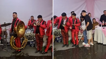 México vence a la IA: mariachi toca ‘Titanic’ mientras fiesta terminaba inundada en Edomex