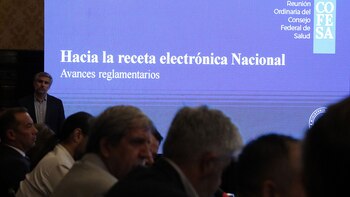 En la pantalla, una de