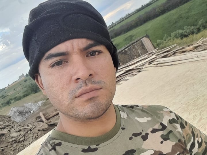 Imagen enviada desde territorio ruso por el hermano de Gabriela Sandoval a su familia antes de ser separado de sus compañeros de entrenamiento (Cortesía).