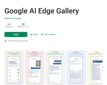 AI Edge Gallery te permite instalar Gemma 4 y usar la IA de manera local.