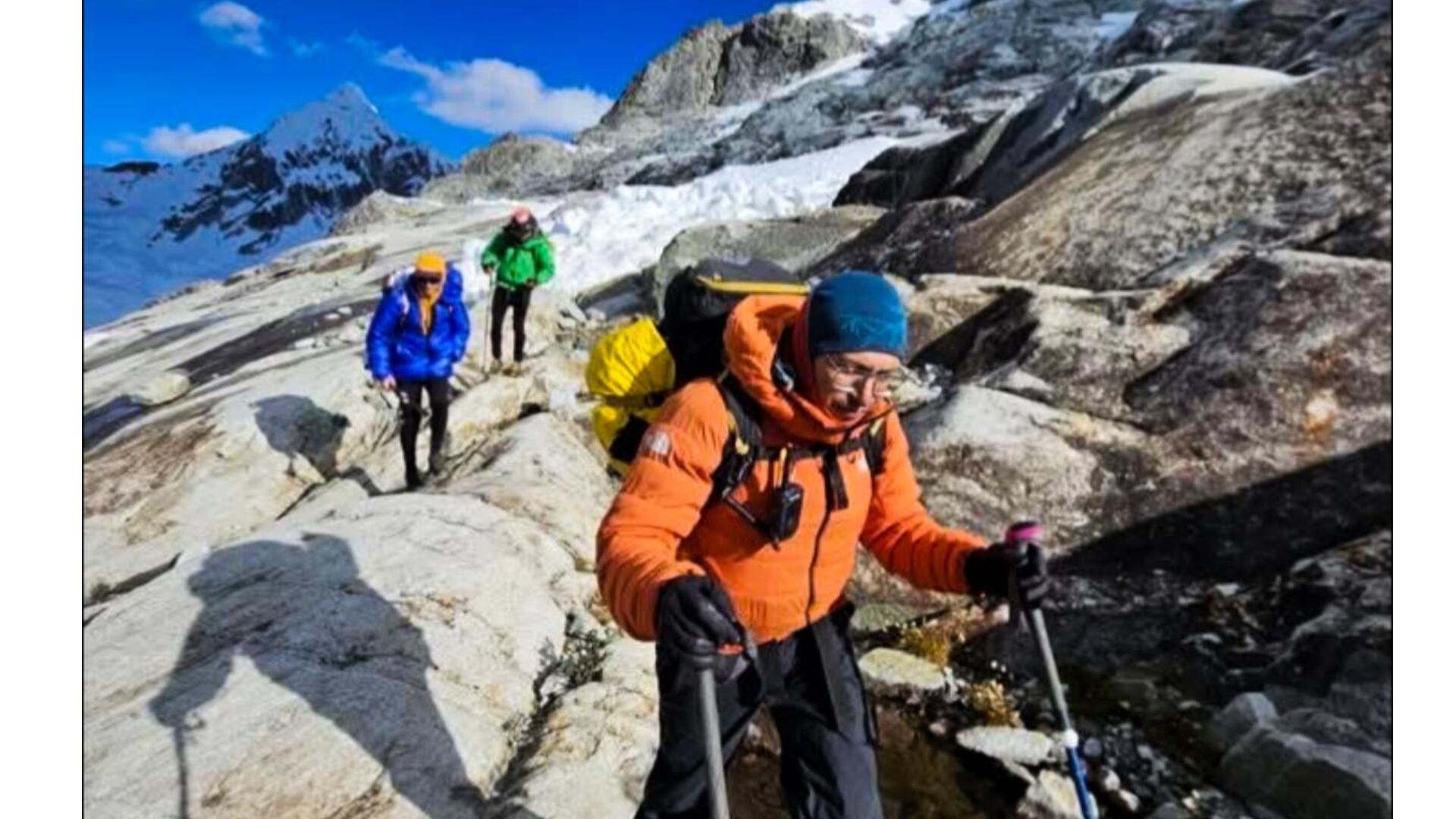 Montañistas extranjeros se suman a la búsqueda de desaparecidos en nevado de Áncash| Andina