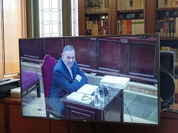 José Luis Ábalos declarando en el Tribunal Supremo