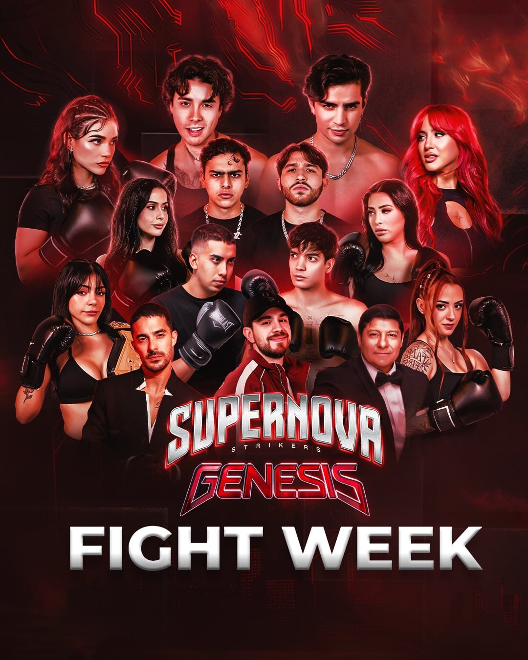 Aarón Mercury y Mario Bautista, protagonistas de Supernova Génesis, acordaron que el perdedor de su pelea se tatuará un diseño elegido por el ganador, en un reto viralizado por Netflix en Instagram. (Instagram: @supernovaboxing)