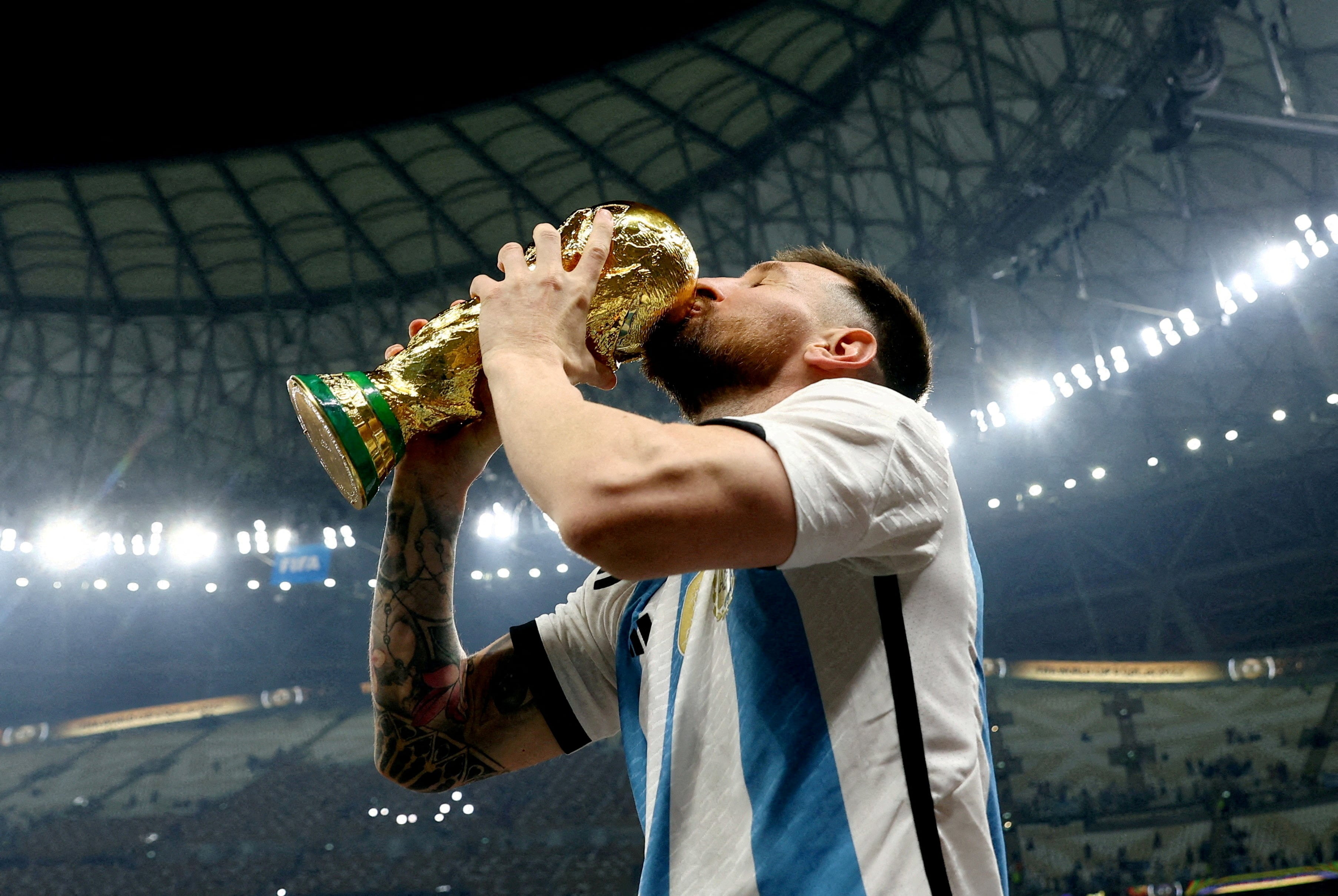 Mario Alberto Kempes habló de la despedida de Lionel Messi de la selección argentina y dejó una frase final de campeón a campeón (REUTERS/Hannah Mckay)