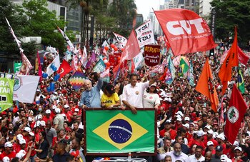 Lula da Silva durante el