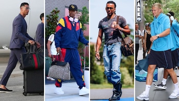 Bolsos de diseñador en el fútbol: los accesorios de lujo que eligen las estrellas fuera de la cancha