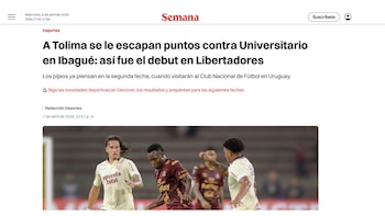 La reacción de la prensa colombiana al empate de Universitario vs Deportes Tolima.